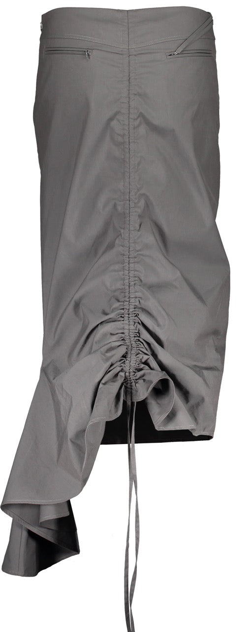DRAWSTRING LOW LONG SKIRT
