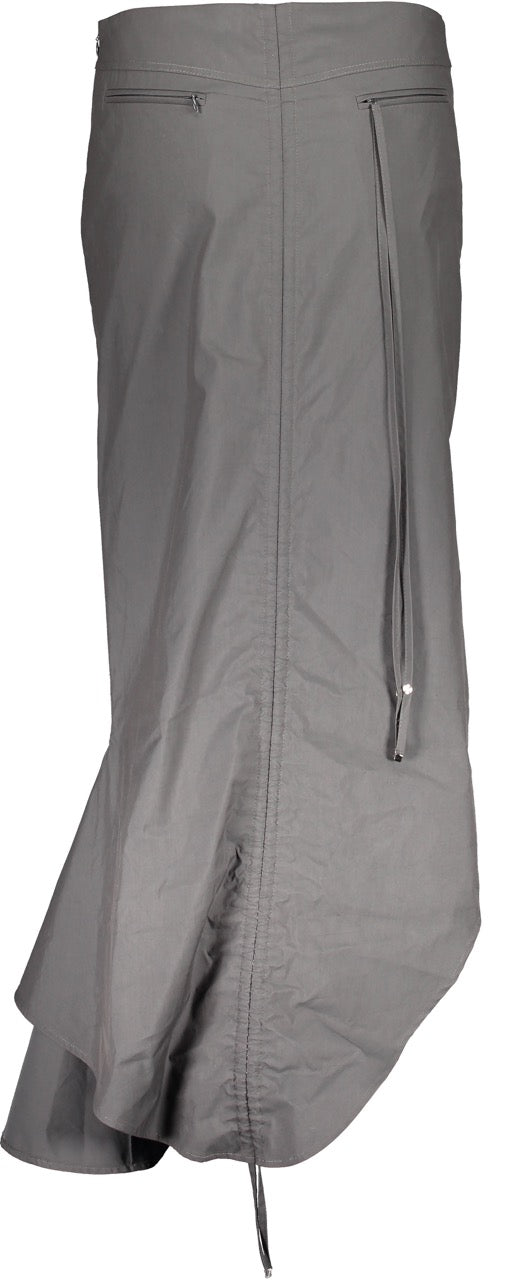 DRAWSTRING LOW LONG SKIRT
