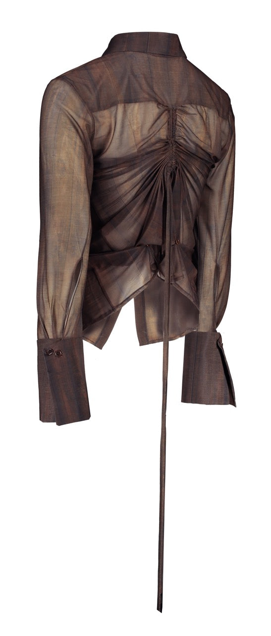 WOOD PANEL BUTTON UP