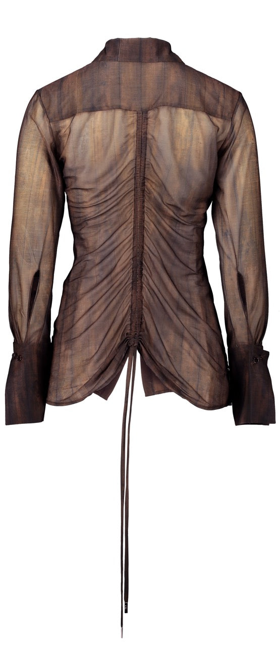 WOOD PANEL BUTTON UP